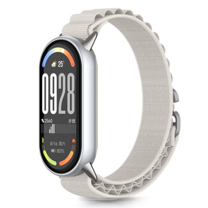 PASEK TECH-PROTECT XIAOMI SMART BAND 8 / 9 / 10 / NFC NYLON PRO BEŻOWY