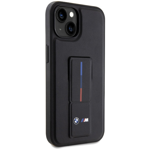 Etui BMW BMHCP15S22GSLK iPhone 15 / 14 / 13 6.1" czarny/black hardcase Grip Hot Stamp Case