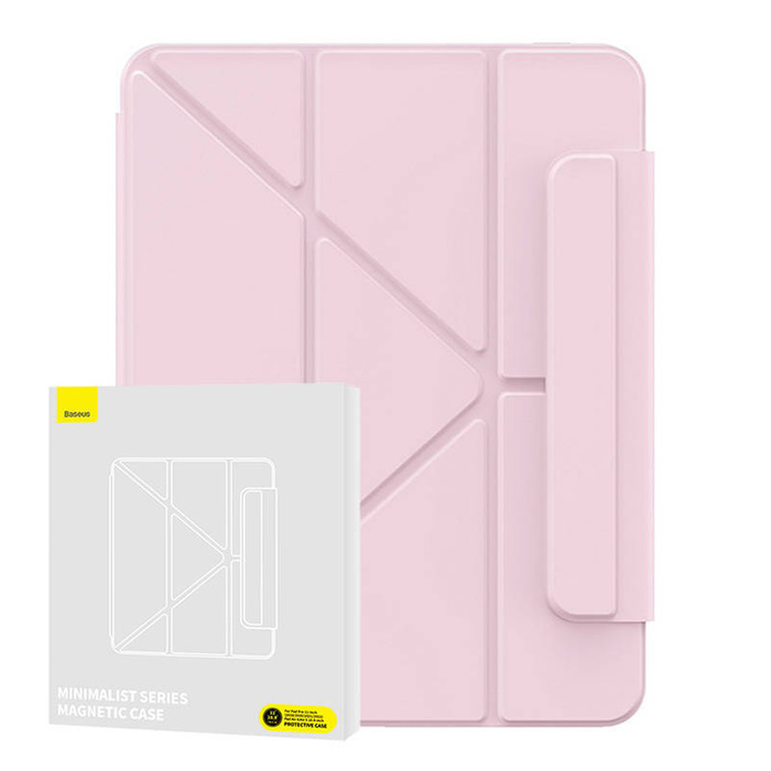 Etui magnetyczne Baseus Minimalist do iPad Air 4 / Air 5 10.9″/ iPad Pro 11″ (baby pink)