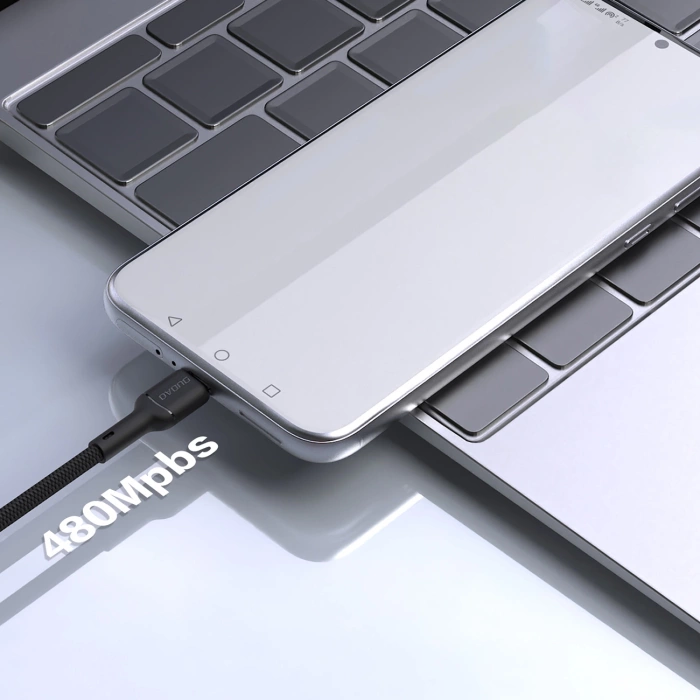 Kabel Dudao L9T 5A USB-A - USB-C 1m - czarny