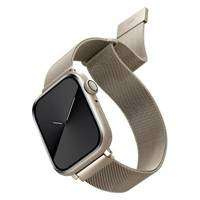 UNIQ pasek Dante Apple Watch Series 4/5/6/7/SE 40/41mm. Stainless Steel starlight
