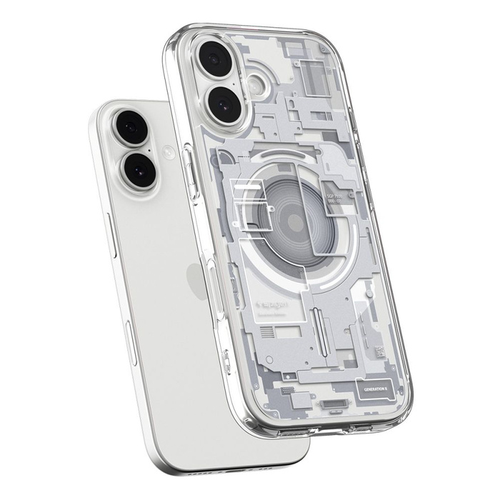 ETUI SPIGEN IPHONE 17 ULTRA HYBRID MAG MAGSAFE ZERO ONE WHITE