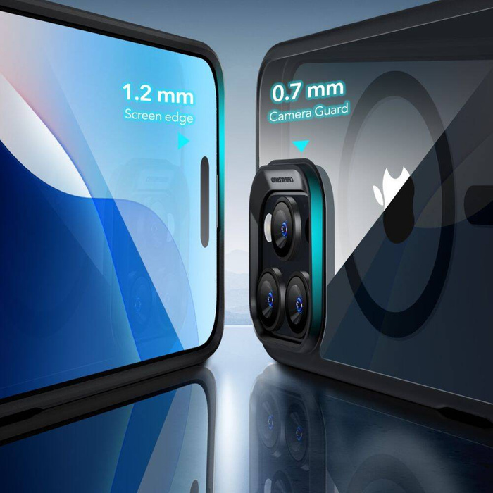 Etui Esr Classic Hybrid Halolock Magsafe & Tempered Glass iPhone 16 Pro Clear/black