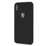 Etui FERRARI Apple iPhone Xs Max Silicone Off Track Czarny Case