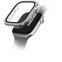 Etui Szkło Hartowane UNIQ Voute do Apple Watch Series 10 46mm srebrny