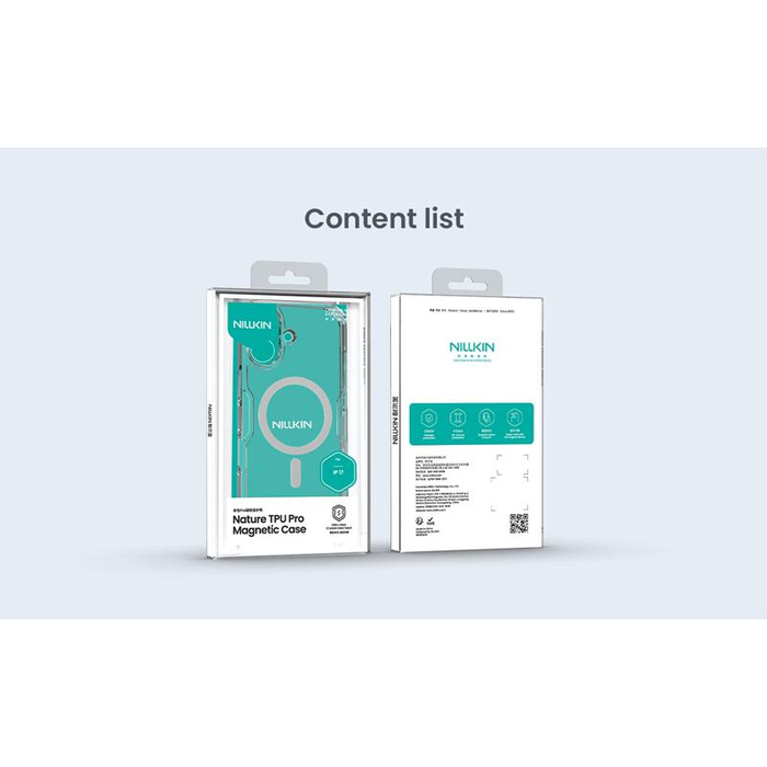 NILLKIN NATURE PRO MAGNETIC IPHONE 17 CLEAR / PRZEŹROCZYSTY