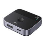 Adapter DisplayPort do USB-C Ugreen AW701, przełącznik 2w1 out