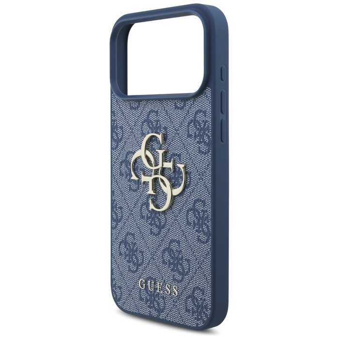 Etui Guess 4G Big Logo do iPhone 17 Pro  Max niebieski
