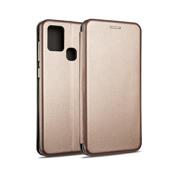 Beline Etui Book Magnetic Samsung A21sA217 różowo-złoty/rose gold