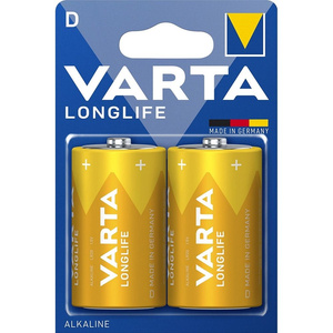 VARTA bateria alkaliczna R20 (Typ D) Longlife 2 szt