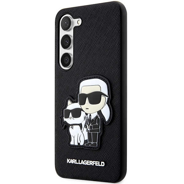 Etui Karl Lagerfeld KLHCS23MSANKCPK S23 Plus S916 hardcase czarny/black Saffiano Karl & Choupette Case