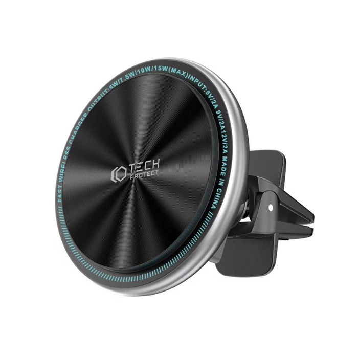 UCHWYT TECH-PROTECT A2 MAGNETIC MAGSAFE VENT CAR WIRELESS CHARGER 15W BLACK