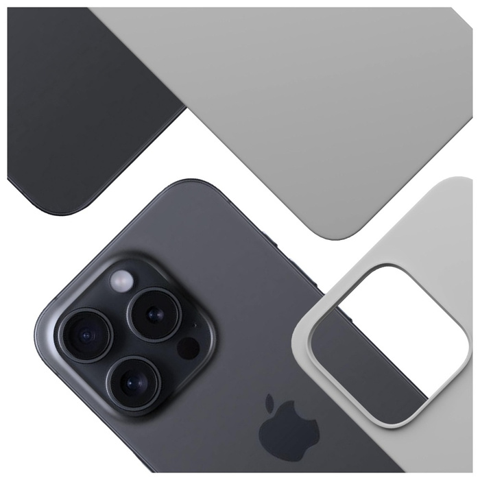 Etui 3MK Hardy MagSilicone do Apple      iPhone 16 Pro Max tytanowy