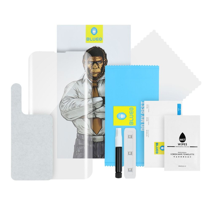 Szkło Hartowane 5D Mr. Monkey Glass - Samsung Galaxy S23 Ultra transparent (UV Glass)