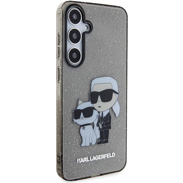 Etui Karl Lagerfeld KLHCS24MHNKCTGK Samsung Galaxy S24 Plus S926 czarny/black hardcase Glitter Karl&Choupette Case