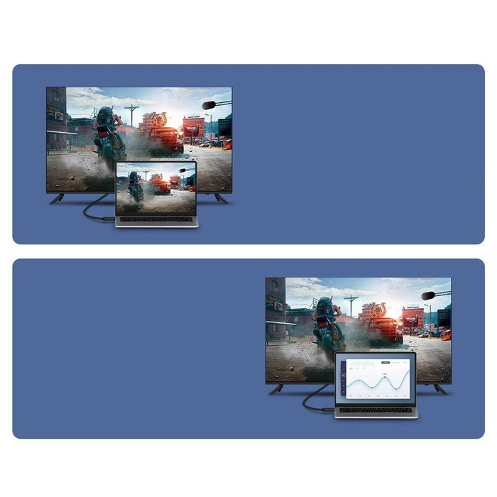 Baseus kabel przewód HDMI 2.0 4K 60 Hz 3D HDR 18 Gbps 1m czarny (CAKGQ-A01)