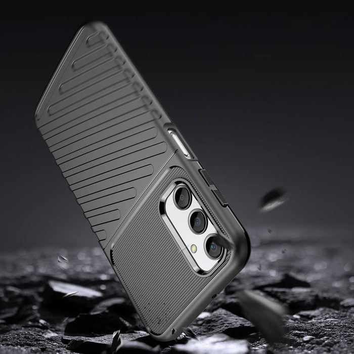 Etui Thunder Case etui do Samsung Galaxy A24 4G silikonowy pancerny pokrowiec czarne Case
