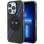 Etui BMW BMHMP14XHDTK iPhone 14 Pro Max 6,7" szary/grey hardcase Tricolor Stripes MagSafe