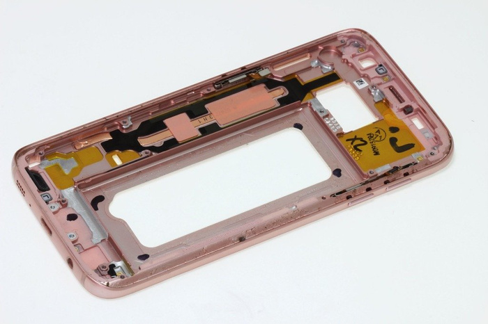 Obudowa Korpus Ramka SAMSUNG Galaxy S7 Różowa Grade B