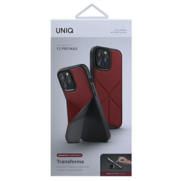 Etui UNIQ etui Transforma iPhone 13 Pro Max 6,7" czerwony/coral red MagSafe