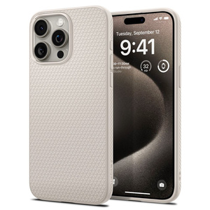 Etui Spigen Liquid Air iPhone 15 Pro Max Natural Titanium