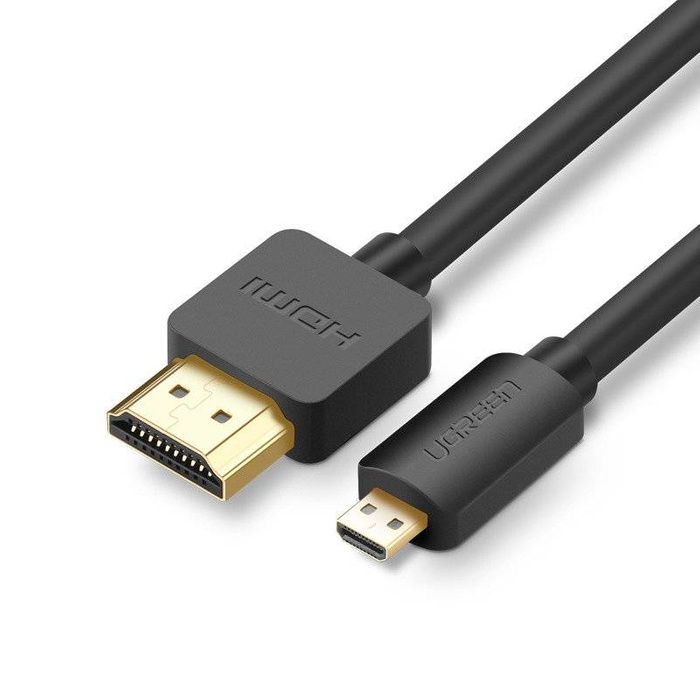 Kabel UGREEN Micro HDMI - HDMI 4K 3D 1.5m Czarny HD127