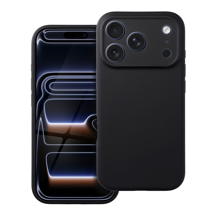 Etui na iPhone 17 PRO MAX Forcell F-Protect Rubber Premium zgodny z MagSafe czarny 0INT