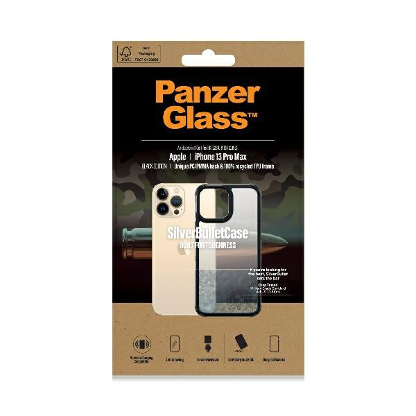 PanzerGlass ClearCase iPhone 13 Pro Max 6.7" Antibacterial Military grade Strawberry 0345