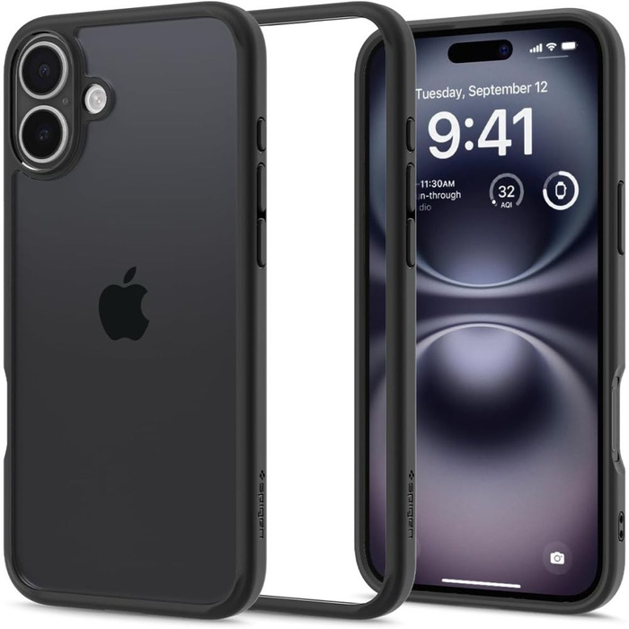 Etui iPhone 16 Spigen Ultra Hybrid Matte Black