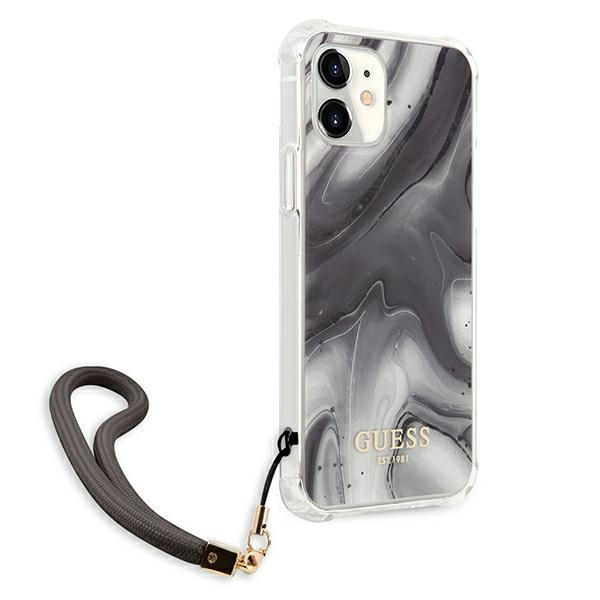 Etui GUESS Apple iPhone 12 Mini Marble Collection Szary Hardcase