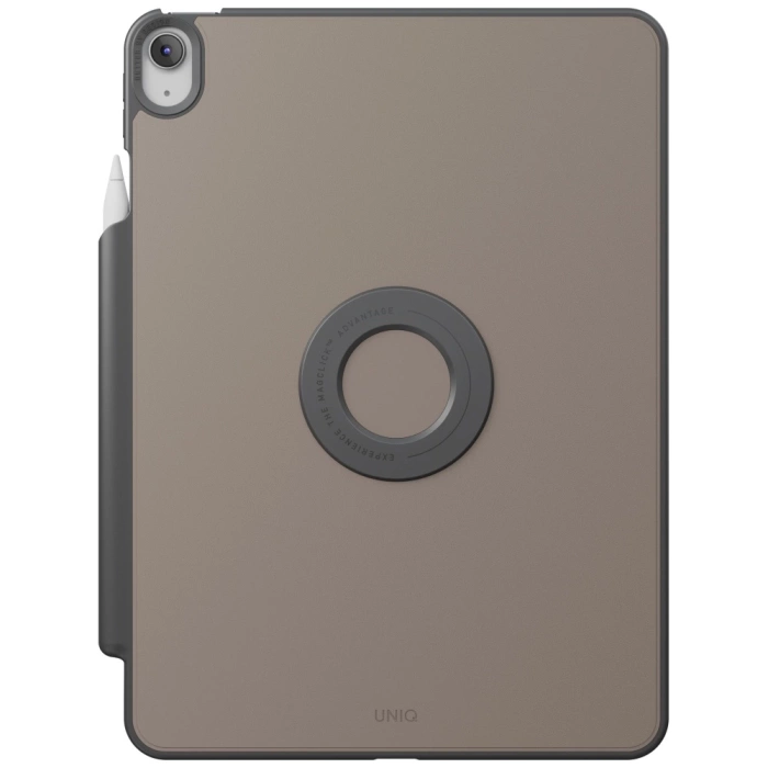 Etui UNIQ Rovus Snapmount Magnetic 360   Rotating Detachable do iPad Air 13" M2/M3 (2024/2025) szary