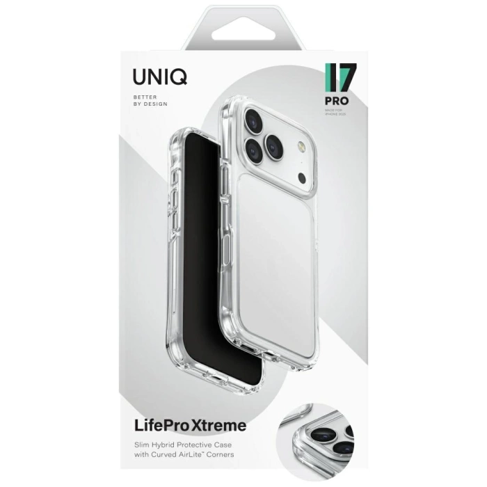 Etui UNIQ Lifepro Xtreme do iPhone 17    Pro przezroczysty