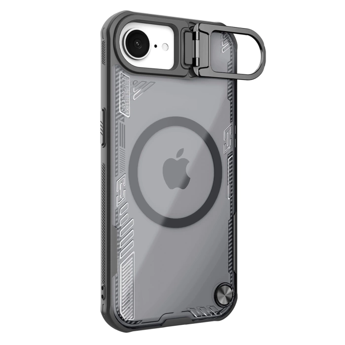 Etui Nillkin iPhone 16e Iceblade Prop Magnetic z podstawką Czarne