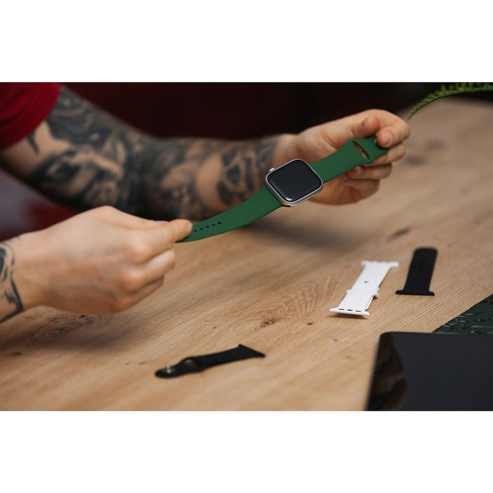 FORCELL F-DESIGN FA01 pasek do APPLE Watch 38 / 40 / 41 mm biały
