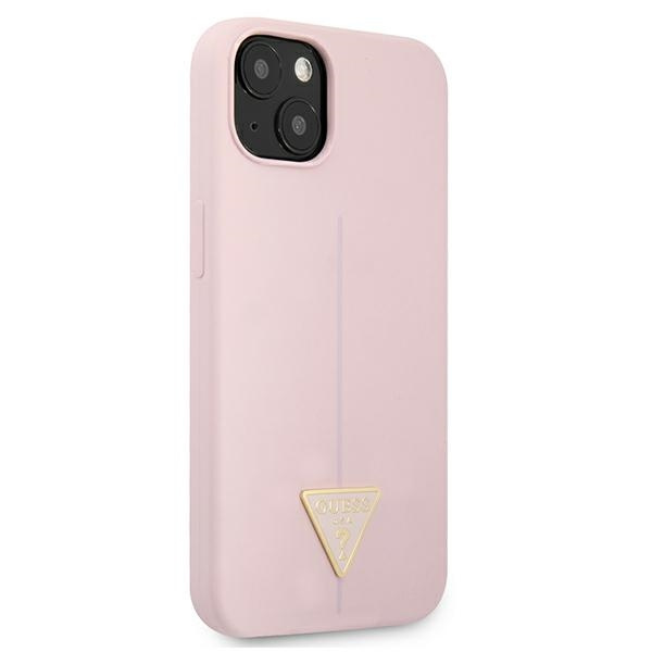 Etui GUESS Apple iPhone 13 Silicone Triangle Fioletowy Hardcase