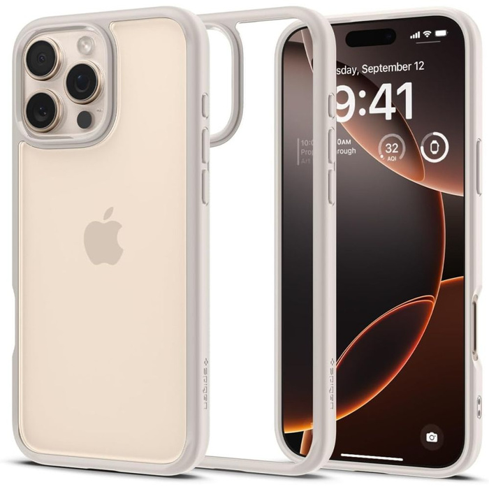 Etui Spigen Ultra Hybrid Iphone 16 Pro Max Natural Titanium