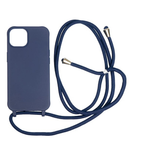 Mobile Origin Lanyard Case, blue - iPhone 14