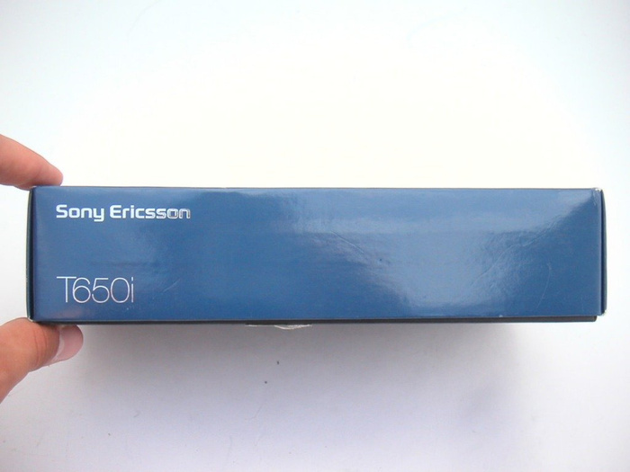 Pudełko SONY ERICSSON T650i CD, Kabel Niebieskie