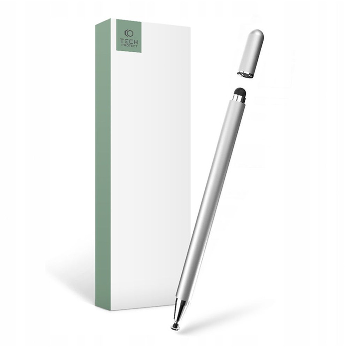 Rysik TECH-PROTECT magnet stylus pen silver srebrny