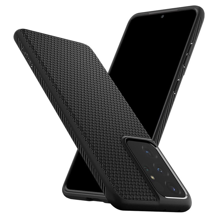 Etui SPIGEN Galaxy S21 Ultra Liquid Air Matte Black Czarne Case
