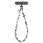 UNIQ Coehl Candy Gem Handstrap           uniwersalny sznurek do telefonu na rękę srebrny/silver sparkling