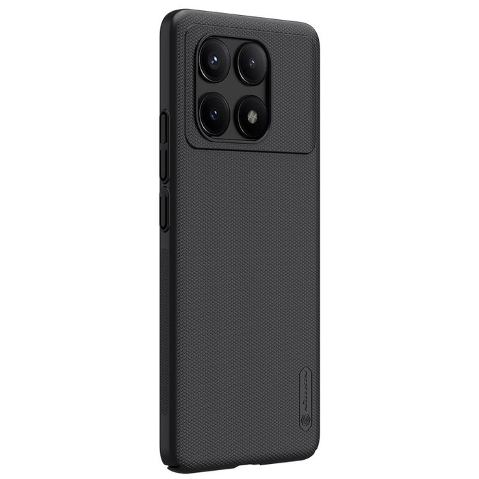 NILLKIN super frosted shield XIAOMI REDMI K70E POCO X6 PRO 5G, BLACK / CZARNY