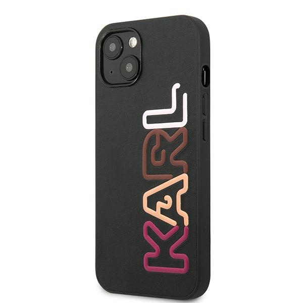 Etui KARL LAGERFELD Apple iPhone 13 Multipink Brand Czarny Hardcase