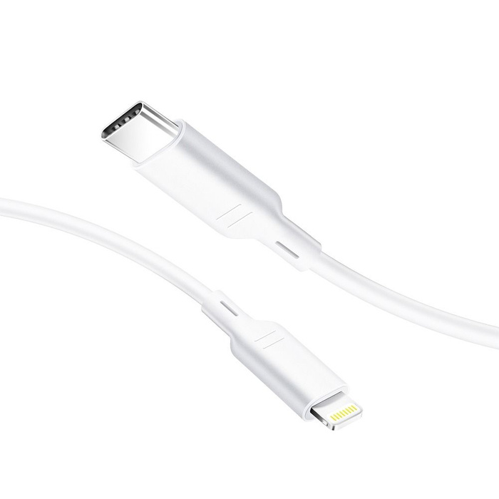 Kabel USB C do Lightning Blue Star PD 1,2 m biały