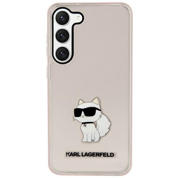 Etui Karl Lagerfeld KLHCS23MHNCHTCP S23 Plus S916 różowy/pink hardcase Ikonik Choupette Case
