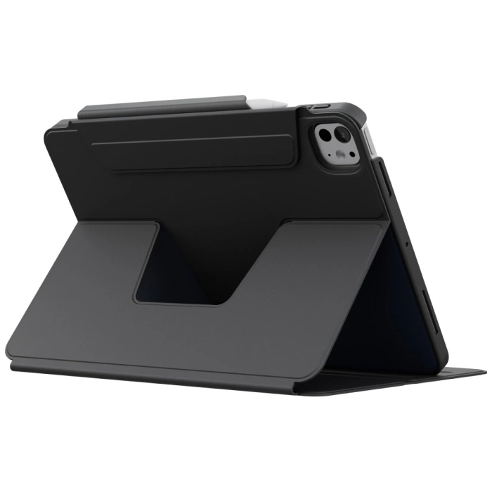 Etui UNIQ Rovus Snapmount Magnetic 360   Rotating Detachable do iPad Pro 11" M4 (2024) czarny