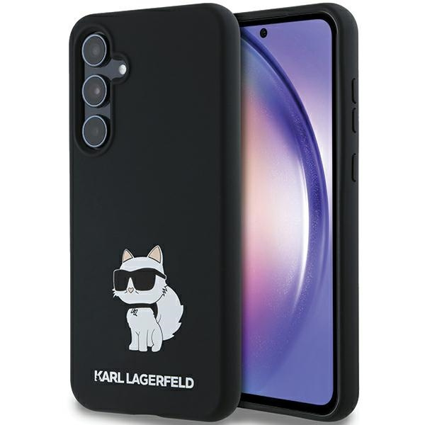 Etui Karl Lagerfeld KLHCSSamsung Galaxy A55SMHCNPK Samsung Galaxy A55 Samsung Galaxy A556 czarny/black hardcase Silicone Choupette Metal Pin