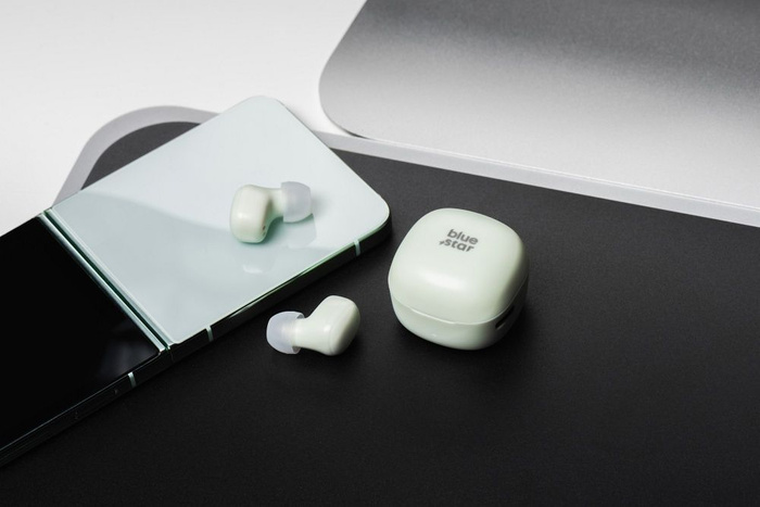 Słuchawki bezprzewodowe douszne Blue Star Mini A19 TWS zielone 