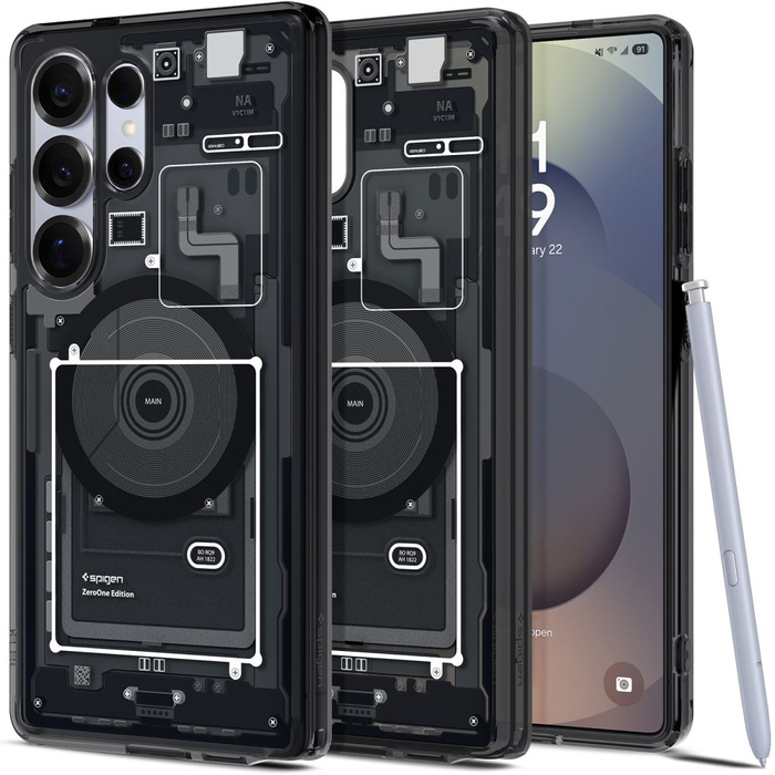 Etui SPIGEN ULTRA HYBRID MAG MAGSAFE GALAXY S25 ULTRA ZERO ONE BLACK