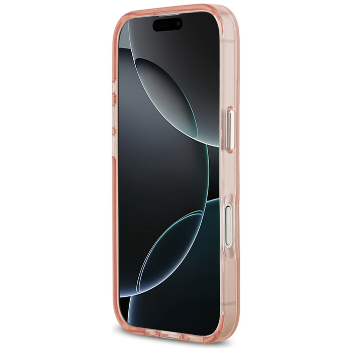 Etui Karl Lagerfeld IML Aquarelle        Choupette & Logo MagSafe do iPhone 17 różowy